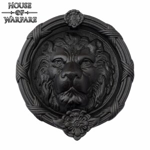 heurtoir de porte tête de lion en fonte vintage maison de campagne