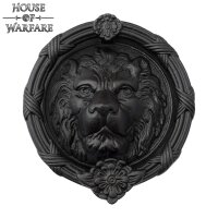 heurtoir de porte tête de lion en fonte vintage maison de campagne