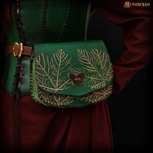 "Forest grace" Sac en cuir pour elfes, guérisseurs et coureurs des bois