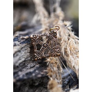 Pendentif en bronze, croix viking