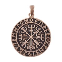 Pendentif en bronze, Vegvísir