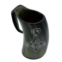 Chope à boire ou chope à bière Marteau de Thors "Mjölnir" app. Capacité de 600ml