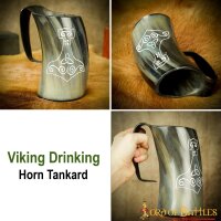 Chope à boire ou chope à bière Marteau de Thors "Mjölnir" app. Capacité de 600ml