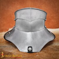 Gorget de la fin du Moyen Âge avec un bélier mobile