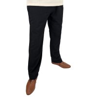Classique pantalon médiéval simple noir "Sibert" XXXL