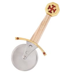 Roulette à pizza épée Templièr
