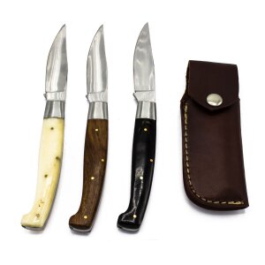 Couteau de poche ou couteau pliant Classic avec étui en cuir