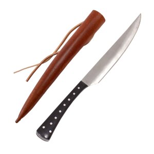 Couteau médiéval utilitaire et à manger Acier inoxydable 1250 - 1400