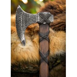 Nouveau fait à la main en acier au carbone Viking barbu Bushcraft chasse extérie Nouveau fait à la main en acier au carbone Viking barbu Bushcraft chasse extérie
