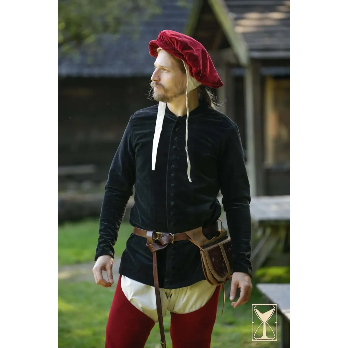 Cotehardie Bonifacio - robe en velours q box