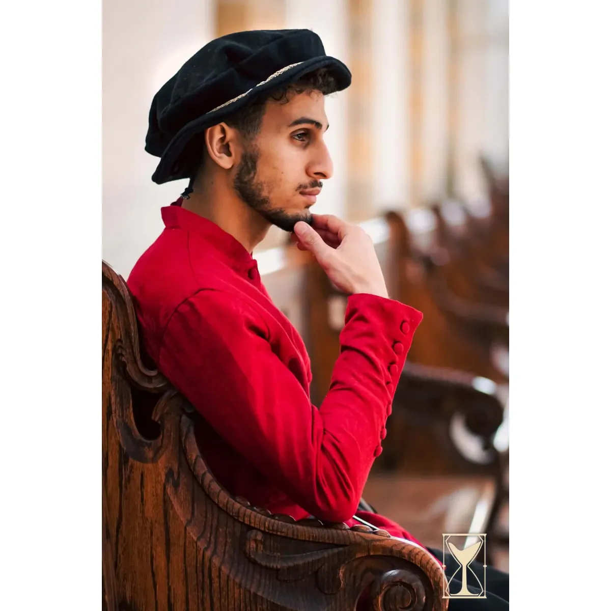 Chapeau plat médiéval Edwa box