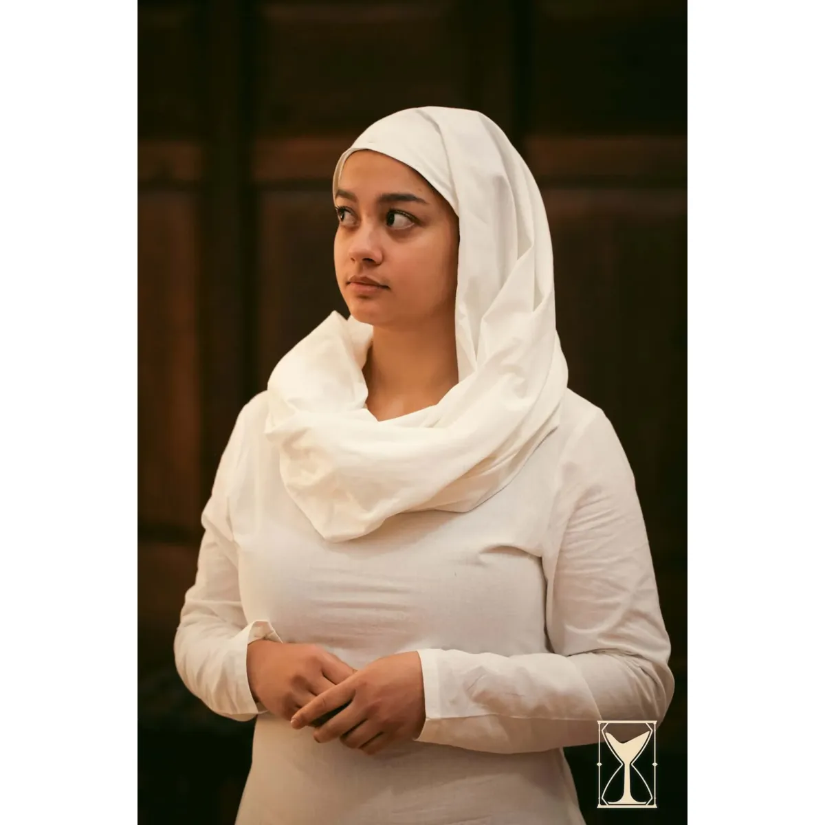 Voile médiéval avec bandea box