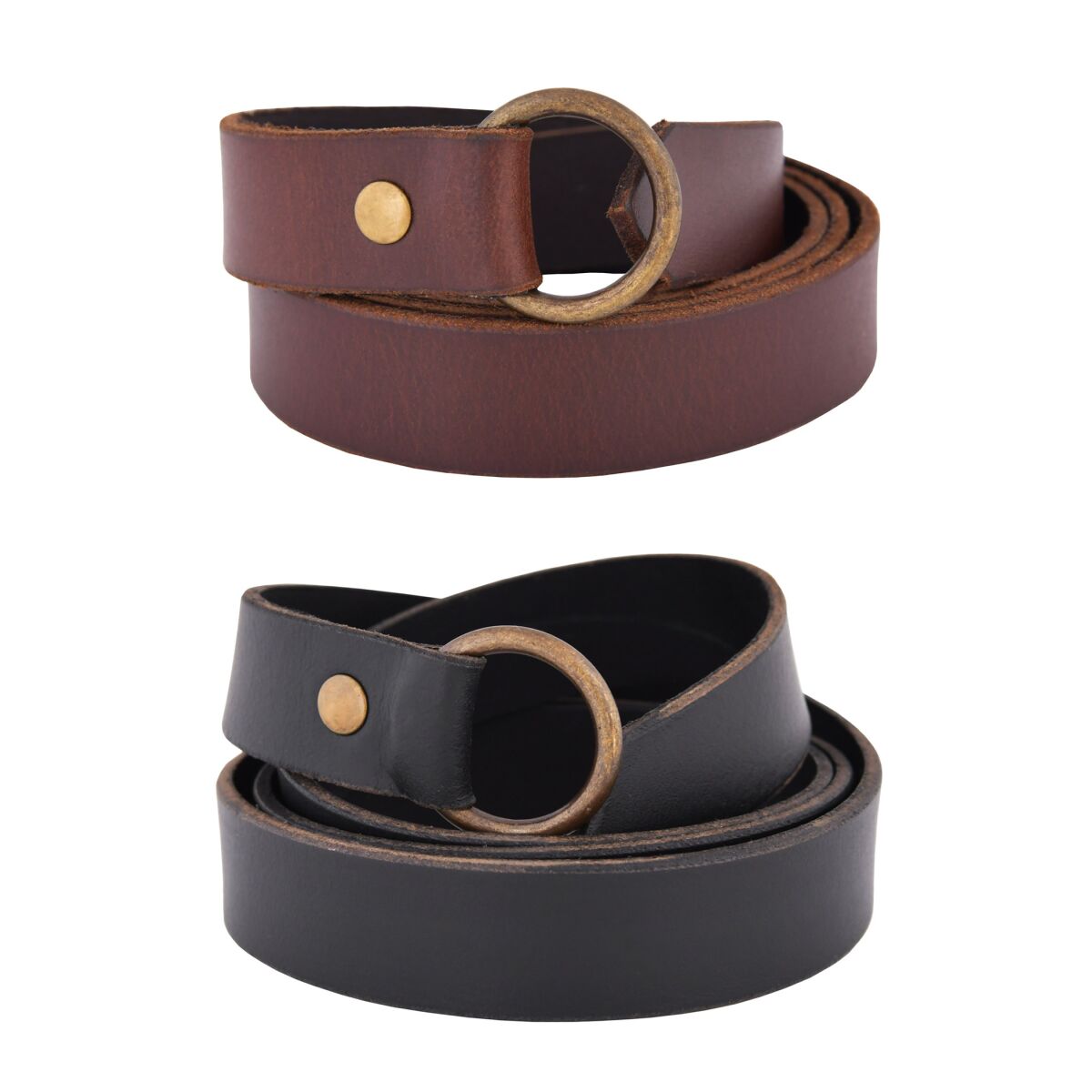 Ceinture en cuir dépoque m&eacute box