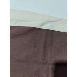 Robe médiévale sans manches à lacets, marron / naturel « Juta », taille S, article de deuxième choix