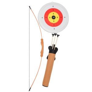 Kit darc pour enfants : arc long, 3 flèches,...