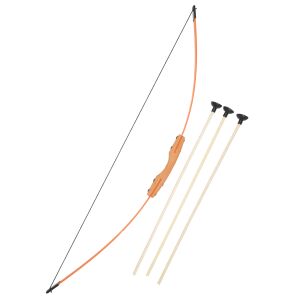 Kit darc en bois pour enfants – Arc long avec 3...
