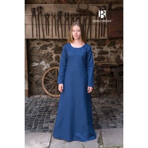 mittelalterkleid Freya blau für Kostüm oder als historisches gewand