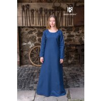 mittelalterkleid Freya blau für Kostüm oder als historisches gewand