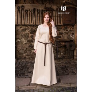 Robe médiévale type Sous-robe Freya Nature XXL