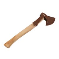 Hache de lancer viking Franziska avec fourreau en cuir 13cm lame de hache