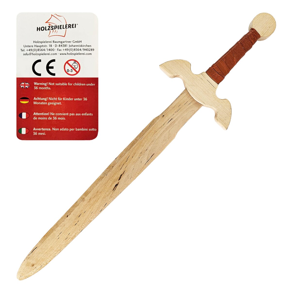 Childrens wooden sword