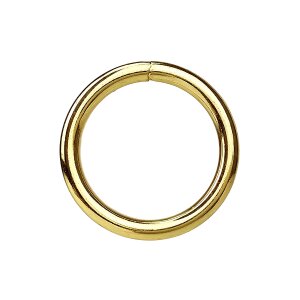 O-Ring, Ring aus Stahl 40mm, vermessingt (Riemenverteiler)