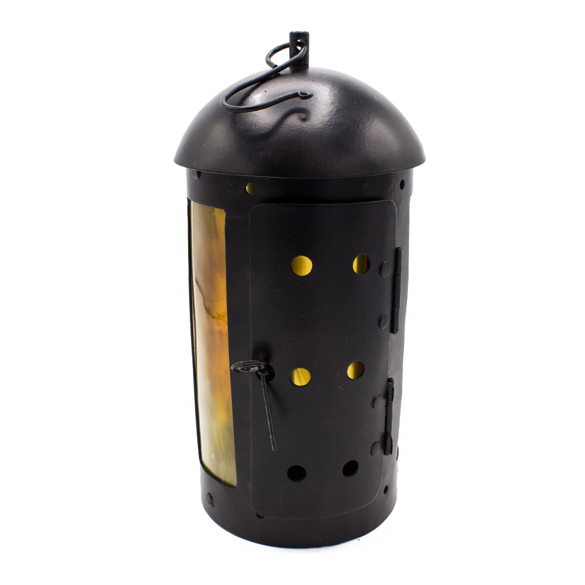 Medieval horn lantern round