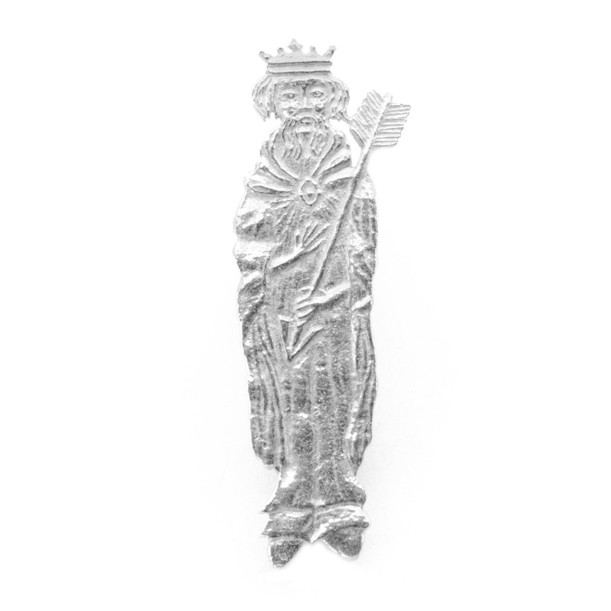 Saint Edmund pilgrim pewter badge