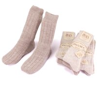 2 paires de chaussettes en laine finement tricotées ou chaussettes tricotées teintées écologiquement