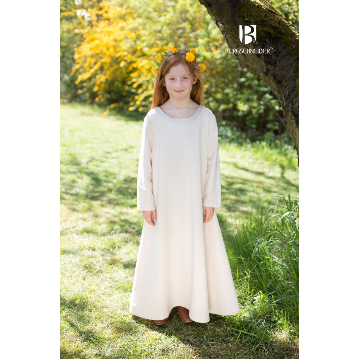 Kinder Unterkleid Ylvi Natur