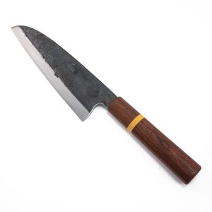 couteau de chef ou santoku forgé à la main, trempé dans lhuile, lame de 19,5 cm