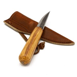 Couteau viking ou couteau de pêche du haut Moyen Âge, étui en cuir inclus