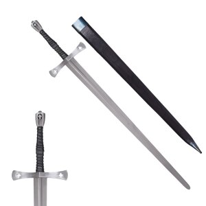 Épée médiévale type fin du Moyen Âge Tewkesbury 15e siècle combat dexhibition, fourreau inclus