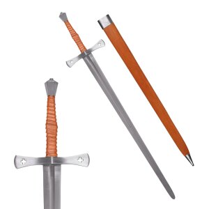 Épée médiévale type fin du Moyen Âge Shrewsbury 15e siècle combat de démonstration SK-B fourreau inclus