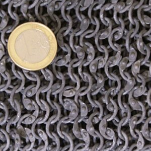 1kg anneaux de chaîne ronds en vrac à riveter, y compris les têtes de rivets rondes, Ø 8mm, 1,6mm de large, fil daluminium