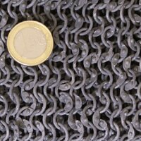 1kg anneaux de chaîne ronds en vrac à riveter, y compris les têtes de rivets rondes, Ø 8mm, 1,6mm de large, fil daluminium