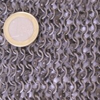 1kg anneaux de chaîne estampés et anneaux de chaîne à riveter, y compris têtes de rivets rondes, Ø 6mm, acier