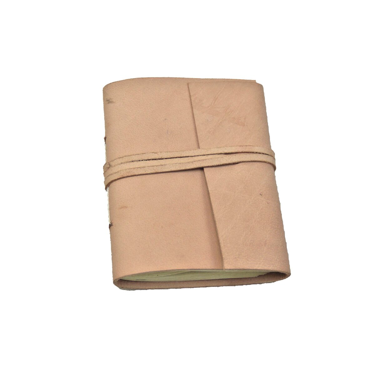 Carnet de notes ou de chants cuir brun naturel