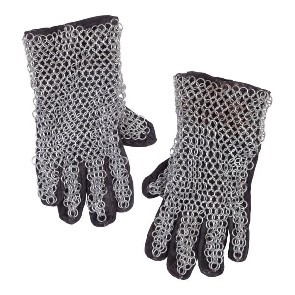 Gants à doigts avec cotte de mailles, Ø 9mm, acier galvanisé, taille 9