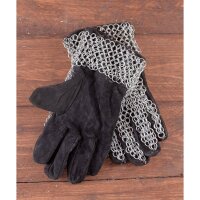 Gants à doigts avec cotte de mailles, Ø 9mm, acier galvanisé, taille 9