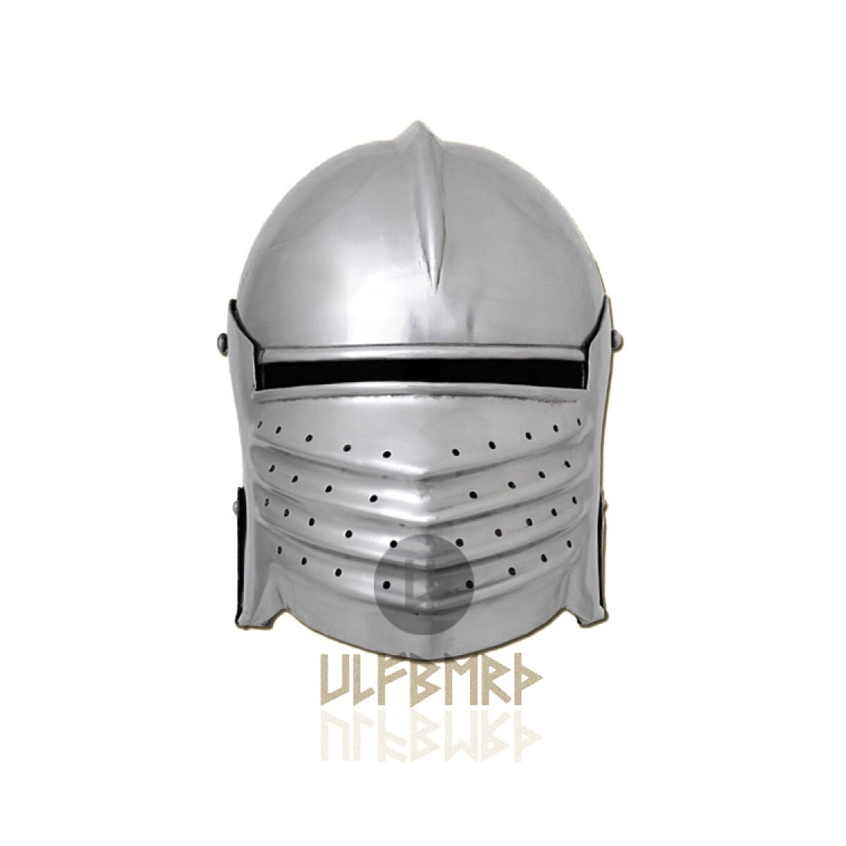 Bellows Face Sallet, ca. 1490, 2 mm steel - battle ready