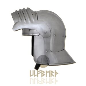 Bellows Face Sallet, ca. 1490, 2 mm steel - battle ready