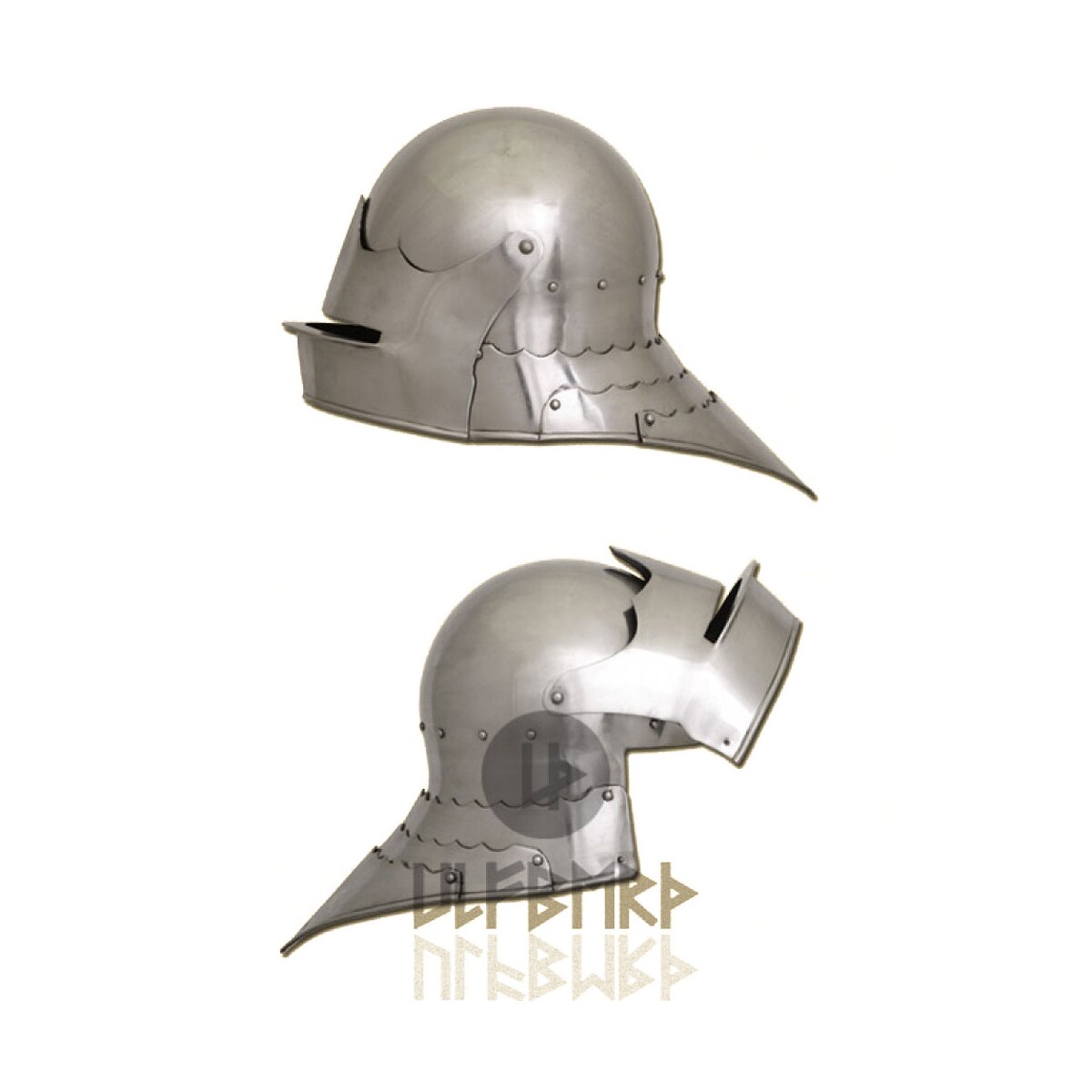 Gothic sallet helmet, circa 1480, 2 mm steel - battle ready