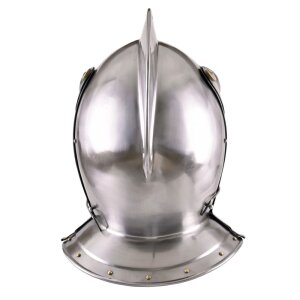 Casque à visière, env. 1520, acier de 1,6 mm - adapté au combat dexhibition