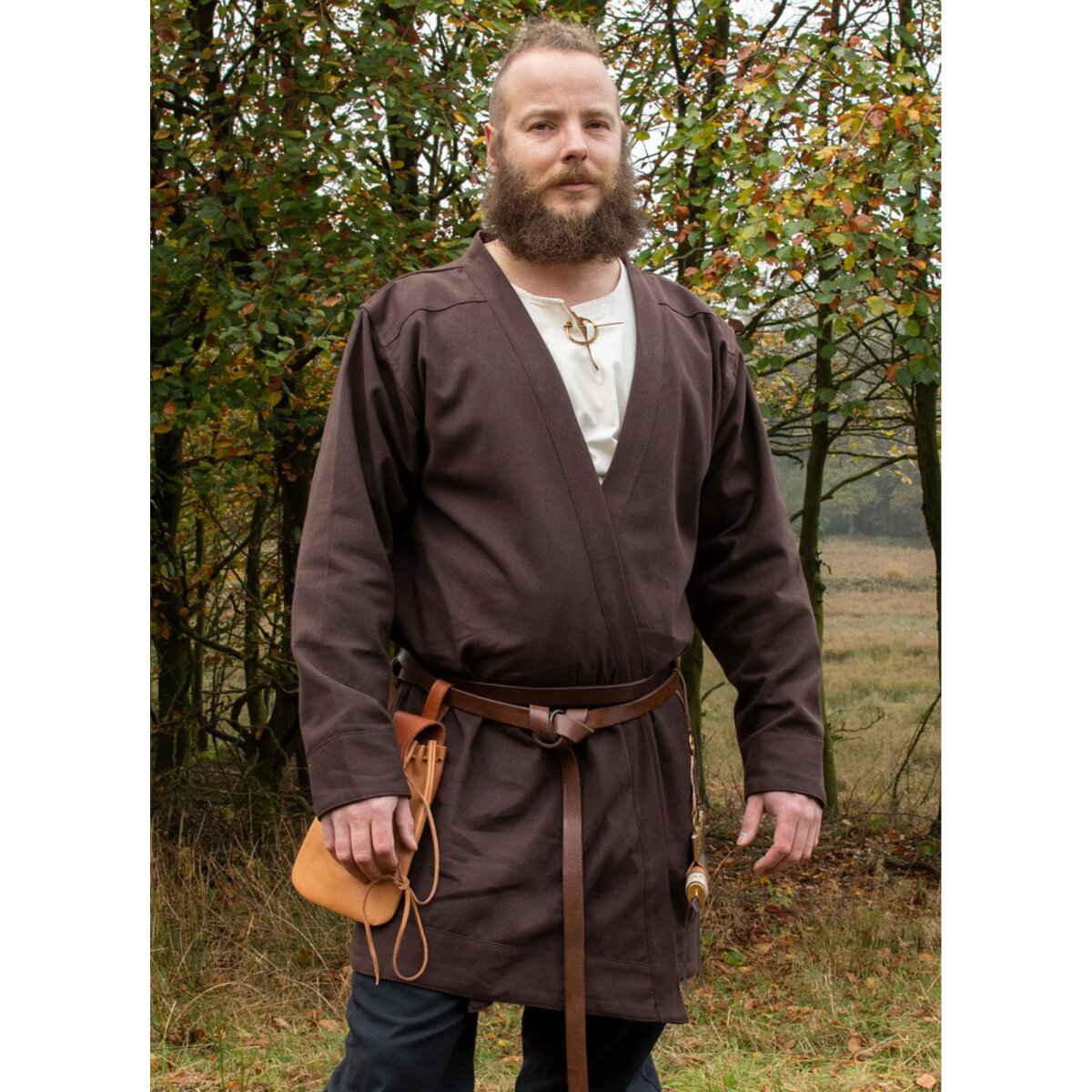 Viking coat Bjorn, brown