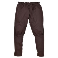 pantalon viking / rush pantalon Olaf, brun, en coton