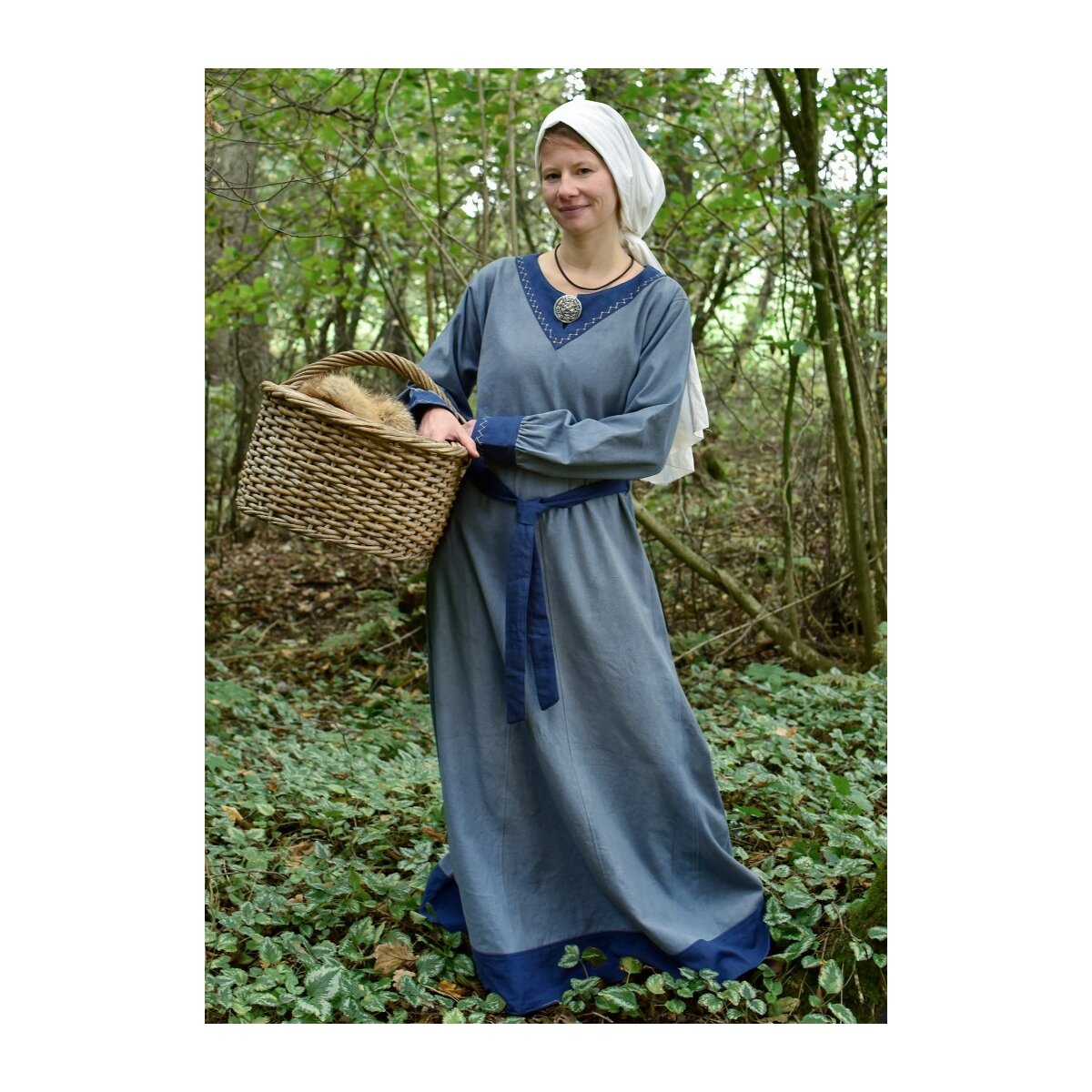 Robe viking Jona bleu-gris/bleu