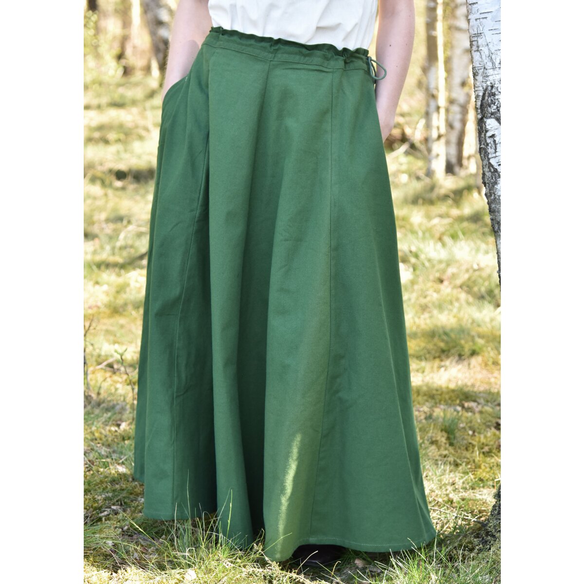 medieval skirt green