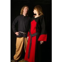 Robe larp Aurora noire / rouge